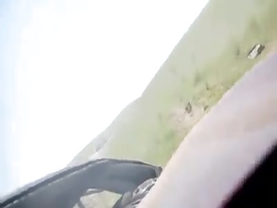 Brutal shock comes out man flying