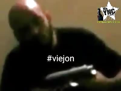 Commits suicide from a head shot