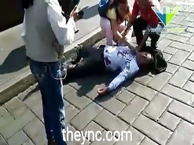 Lunatic Murders 2 people While News Reports Film  in Mexico