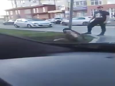 Naked Girl On Drugs Going Crazy.