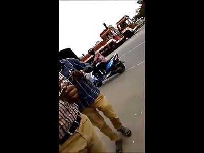 Well The Helmet Wasn't Much Use.