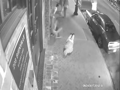 Two Men Attacked And One Knifed In The Neck.