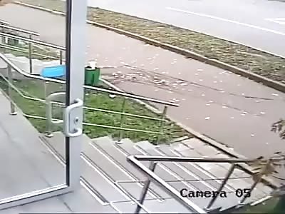 Two Elderly Folks Nearly Got Wiped Out.