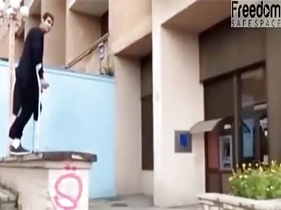 Walter White JR. Tries parkour