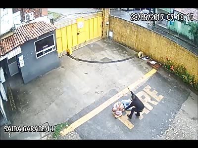 Security have a shootout with bandits