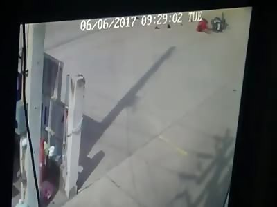 Man was run over and killed by a truck