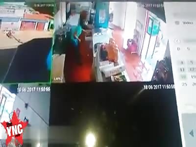 Thief is shot and killed 