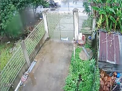 People sent flying in minivan crash + aftermath