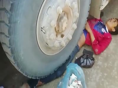 Two youths were killed by a truck