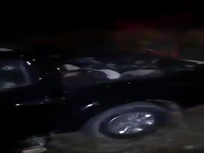 Dead cartel members in the back of a pickup