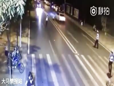 Traffic cop run over and killed 