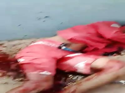 One thief dying losing lots of blood and another shot