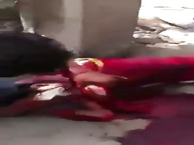 Man Losing Lots of Blood after Being Brutally Attacked by Police