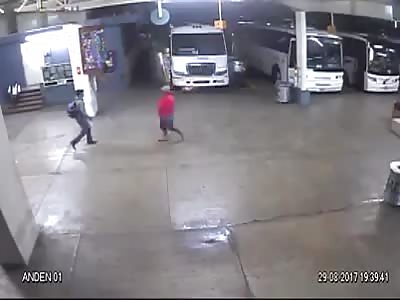 The Moment a Bus Explodes Killing One and Injuring 14 