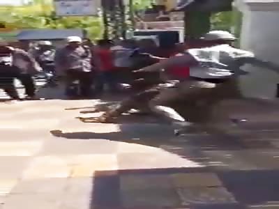 Man Beaten Then Knocked Out with a Stone