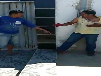 Thief Brutally Beaten with Sticks 