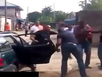 Man Brutally Beaten with Batons