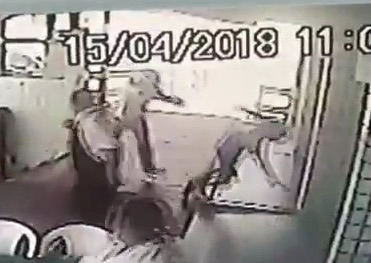 CCTV MURDER: Man Shot Dead at a Restaurant 