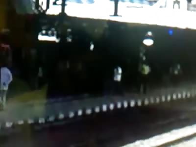Indian Man Pushed to His Death in Front of a Train 
