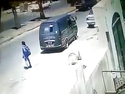 Damn..... Girl Run Over by Reversing Van