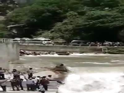 Bridge Collapses Killing 12 Students and Tourists