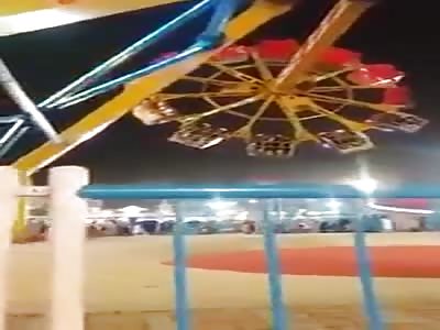 Another View of Amusment Ride Crash in Askari 