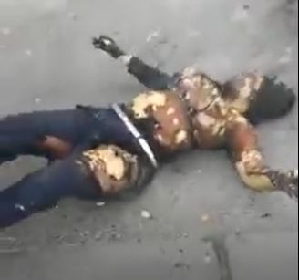 Badly Burned Woman in Total Agony After Jumping From Apartment Fire 