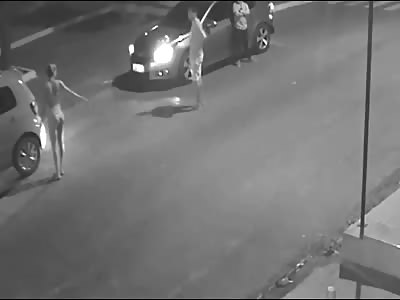 CCTV Brazil: Man Executed With Shots @00:50