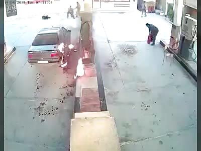 Man Gets Burned Alive in Gas Station Accident