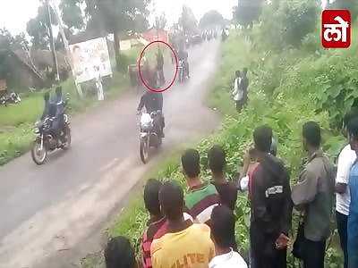 Youth Run Over in a Horse Race 