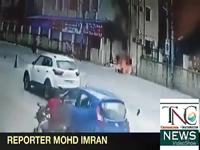 Depressed Woman Sets Herself on Fire