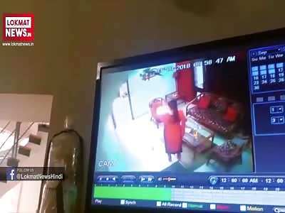 Crazy Woman Commits Suicide by Burning Alive