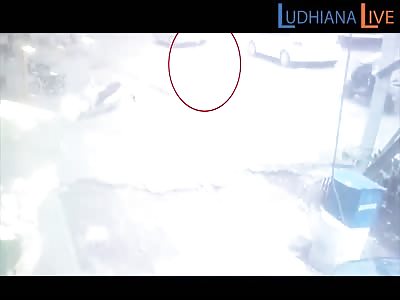 Biker Crushed by Bus