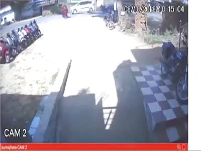 College Girls Taken Out by Car