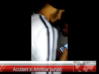 Aftermath of More than 50 Killed by Train in Amritsar 