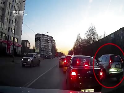 Pedestrian Taken Out in Brutal Crash