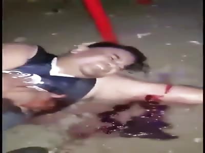 Bloody Mess Crime Scene After Hitman Killed Several Men