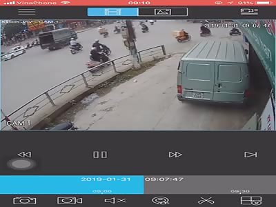 First Squashed Biker of the Day