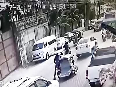 Trike Passenger Killed by Assassin on Motorbike