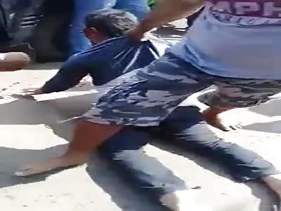 Man Gets Kicked in the Face