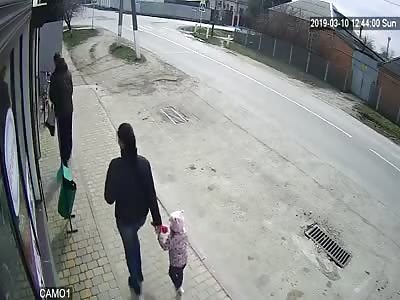 Guy on a Speeding Scooter Slams Head into Car