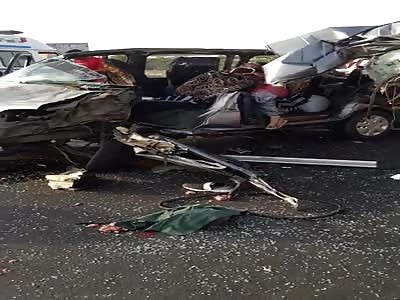 Horrific Accident Scene