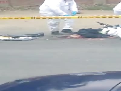 Biker  Clean Up Scene