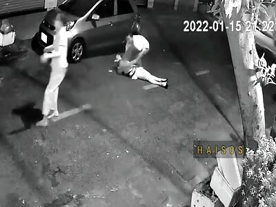 Woman Gets Knocked Unconcious By Bagsnatchers