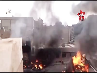 The war burned soldier #1