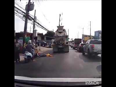 DAMN: Truck Crushes Bikers Head