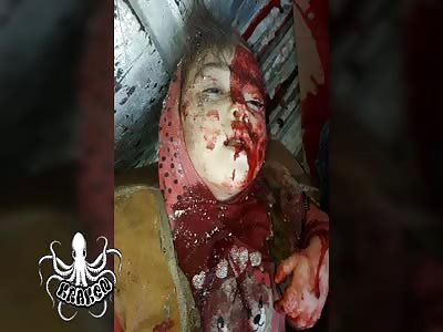 White car of Russian bombing