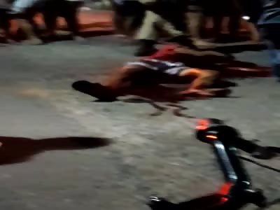 Seriously injured man