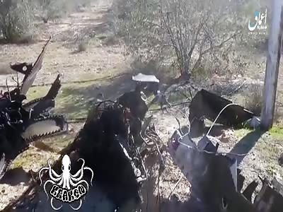 Sequels of downed Egyptian fighter plane