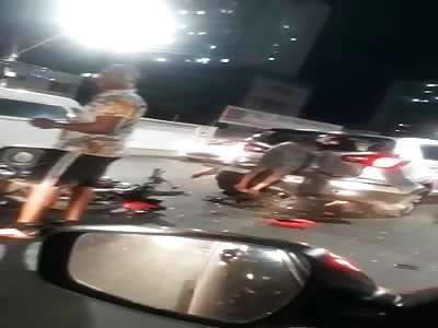 serious motorcycle accident